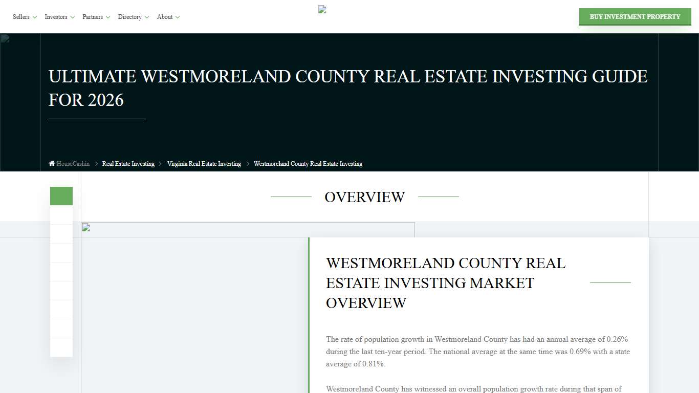 Real Estate Investing in Westmoreland County VA [2026 Analysis] HouseCashin